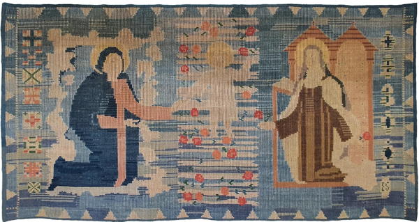 Erna Schillig, Hl. Theresia mit Jesuskind und Maria, 1933