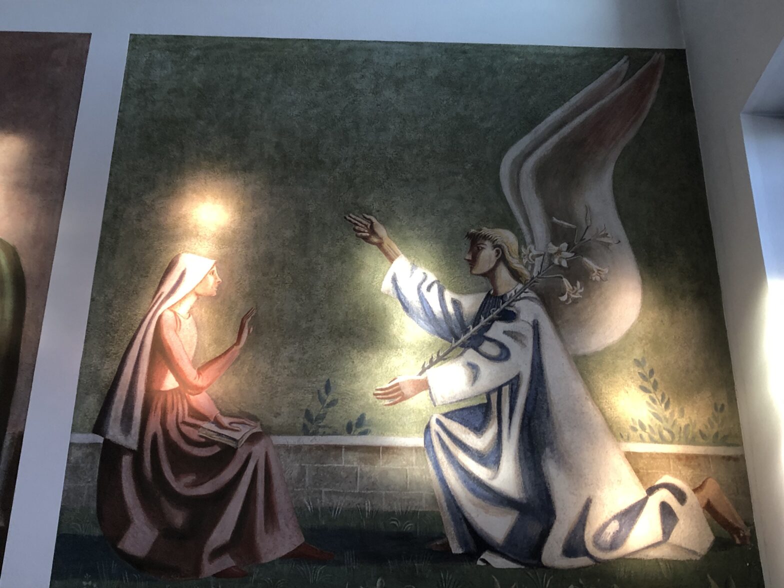 Verkündigung - Richard Seewald-Bild in der Kirche St. Theresia
